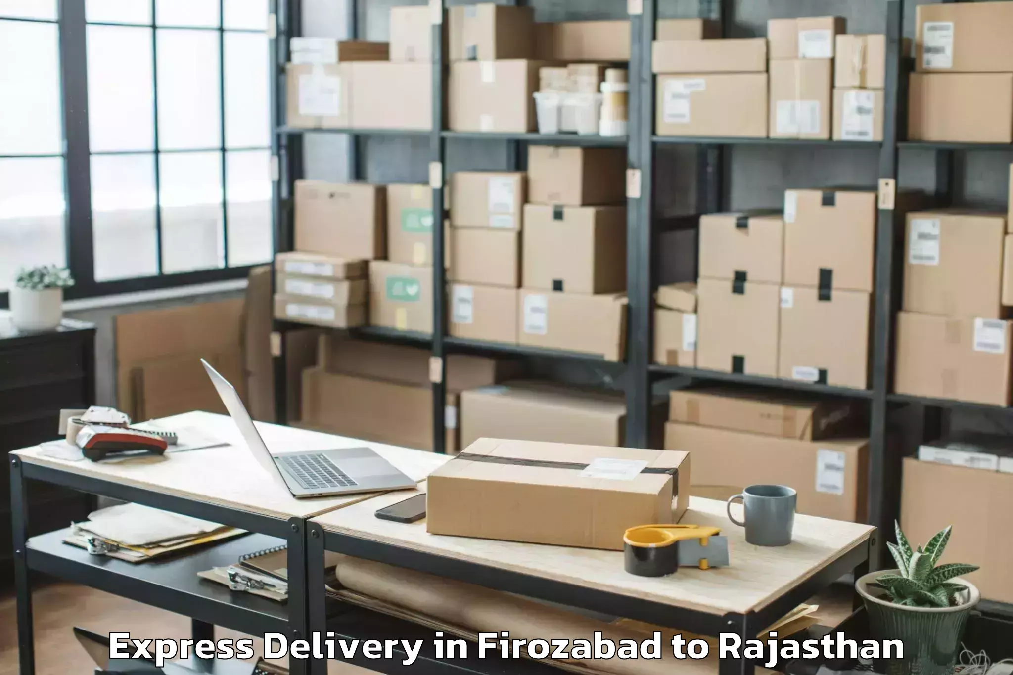 Leading Firozabad to Dholpur Express Delivery Provider